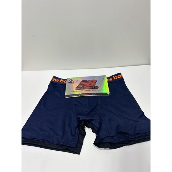 Mens New Balance Boxers Briefs 2 Pack Performance Complex Waistband, Small, New - Picture 5 of 8
